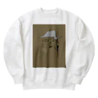 sorbericaの一筆書き三つ編みガール Heavyweight Crew Neck Sweatshirt