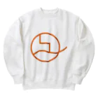 凹凸ラボの凹凸ラボ（オレンジ） Heavyweight Crew Neck Sweatshirt