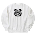 カエル2号のパンダ君 Heavyweight Crew Neck Sweatshirt