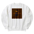 AOZORAのオレンジイロネコ Heavyweight Crew Neck Sweatshirt