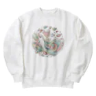 NATTOMOのキュートなマーメイド Heavyweight Crew Neck Sweatshirt