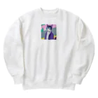 ブギーズのヌコ博士 Heavyweight Crew Neck Sweatshirt