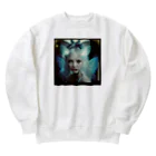 ZZRR12の森の鼓動を奏でる猫耳の精霊 Heavyweight Crew Neck Sweatshirt