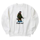 【公式】Fish on！の釣り人デザイン① Heavyweight Crew Neck Sweatshirt