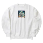 yusuke.shop1のかわいいおばけ Heavyweight Crew Neck Sweatshirt