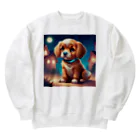 manmaru2315のかわいい犬＃４ Heavyweight Crew Neck Sweatshirt