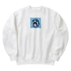 ryoの店の泣き虫シャーク Heavyweight Crew Neck Sweatshirt