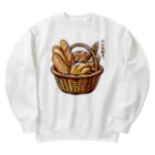 脂身通信Ｚのパン大好き。_231216 Heavyweight Crew Neck Sweatshirt