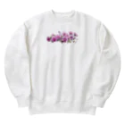 日向ぼっこのアスタの花グッズ Heavyweight Crew Neck Sweatshirt