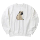 Puggy Wonderlandのふりかえりパグ Heavyweight Crew Neck Sweatshirt