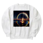 3tomo6's shopのRainbow Ring Heavyweight Crew Neck Sweatshirt