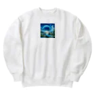 shigetomeのサファイア・スカイズ Heavyweight Crew Neck Sweatshirt