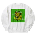 森本雄也の石見神楽_八岐大蛇＠Lemon Yellow Heavyweight Crew Neck Sweatshirt