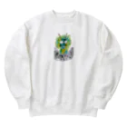 みゆ左衛門の見習い龍神さま🐉 Heavyweight Crew Neck Sweatshirt