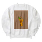 癖強のニン人（埋まり中） Heavyweight Crew Neck Sweatshirt