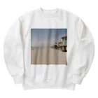 サーフサイドファッションのマリンブルーコースト Heavyweight Crew Neck Sweatshirt