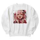 ぶーたんの振袖の花咲く瞬間 Heavyweight Crew Neck Sweatshirt