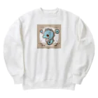 junji8000のかわいいタツノオトシゴ４ Heavyweight Crew Neck Sweatshirt