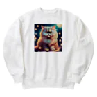 レモングラスのごきげんなペルシャ猫 Heavyweight Crew Neck Sweatshirt