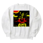 moon_takuanのにゃんこドラマー Heavyweight Crew Neck Sweatshirt