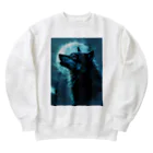 The_Hunting_GroundのTonight's moon is for wolves. Heavyweight Crew Neck Sweatshirt