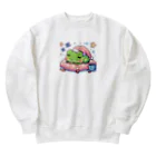 Shiba_IncのSleeping frogs(熟睡する蛙) Heavyweight Crew Neck Sweatshirt