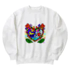 hatoyuのEのHei和 Heavyweight Crew Neck Sweatshirt