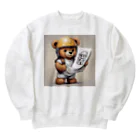 職人たちを応援したいの図面のチェック Heavyweight Crew Neck Sweatshirt