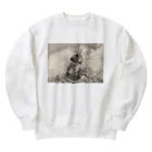 hippoのミニシュナかごめは布団も好き Heavyweight Crew Neck Sweatshirt