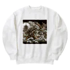 Moichi Designs Shop-2023の龍虎双舞 Heavyweight Crew Neck Sweatshirt