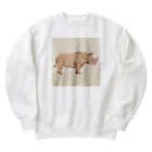 ラクダカンパニーのアイアンハート Heavyweight Crew Neck Sweatshirt