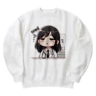 MIKAMIN SHOPのドクター♡感情日記（TIRED） Heavyweight Crew Neck Sweatshirt