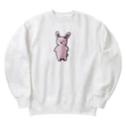 みつまめこshopのポテっとうさぎ Heavyweight Crew Neck Sweatshirt