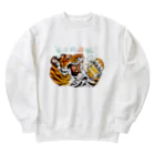 タタナ幻獣館の毎日飲酒獣 Heavyweight Crew Neck Sweatshirt