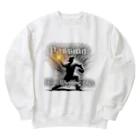 SAKURA-UTOの情熱が勝利の切り札だ！〈ベースボール〉 Heavyweight Crew Neck Sweatshirt