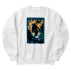 B_store（仮）の宇宙冒険さるかいな Heavyweight Crew Neck Sweatshirt