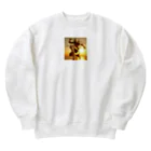 にんにんにんじゃのゴールデン忍者 Heavyweight Crew Neck Sweatshirt