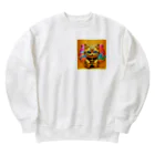 810aoの開運猫 Heavyweight Crew Neck Sweatshirt