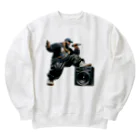 hoodie styleの伝説のヒップホッパー Heavyweight Crew Neck Sweatshirt