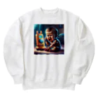 おもかわさんの赤ちゃんテレフォン👼 Heavyweight Crew Neck Sweatshirt