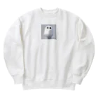 ブサカワ二頭身アニマルくんのブサカワ二頭身アニマル3 Heavyweight Crew Neck Sweatshirt