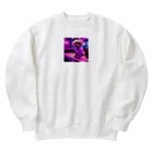 suna-sanの私がトイプードル界の看板娘！ Heavyweight Crew Neck Sweatshirt