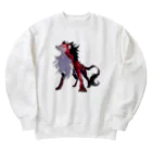 SCL_UMA_Crew_ProjectのデジタルUMA：ジェヴォーダンの獣 Beast of gevaudan Heavyweight Crew Neck Sweatshirt