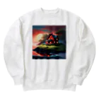 respect-tの幻想的な家 Heavyweight Crew Neck Sweatshirt