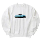 wowwooのChevrolet Bel Air　BLUE Heavyweight Crew Neck Sweatshirt