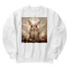 はなうさまほのうさぎエンジェル｡.:*･ﾟ Heavyweight Crew Neck Sweatshirt