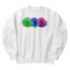 未開の地のLeaves of Saxifraga Heavyweight Crew Neck Sweatshirt