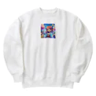 PiXΣLのColorful girl / type1 Heavyweight Crew Neck Sweatshirt