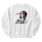 あかいはちの一推しアイドル Heavyweight Crew Neck Sweatshirt