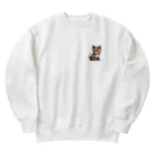 pikunekoのpikuneko　ペイントまみれ Heavyweight Crew Neck Sweatshirt